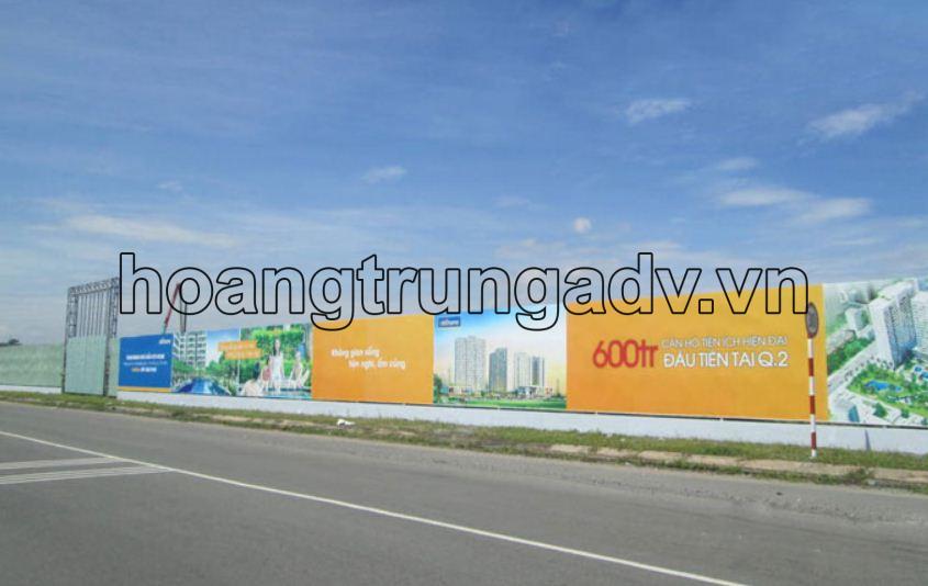 Làm biển bạt pano hàng rào dự án giá rẻ tại hà nội