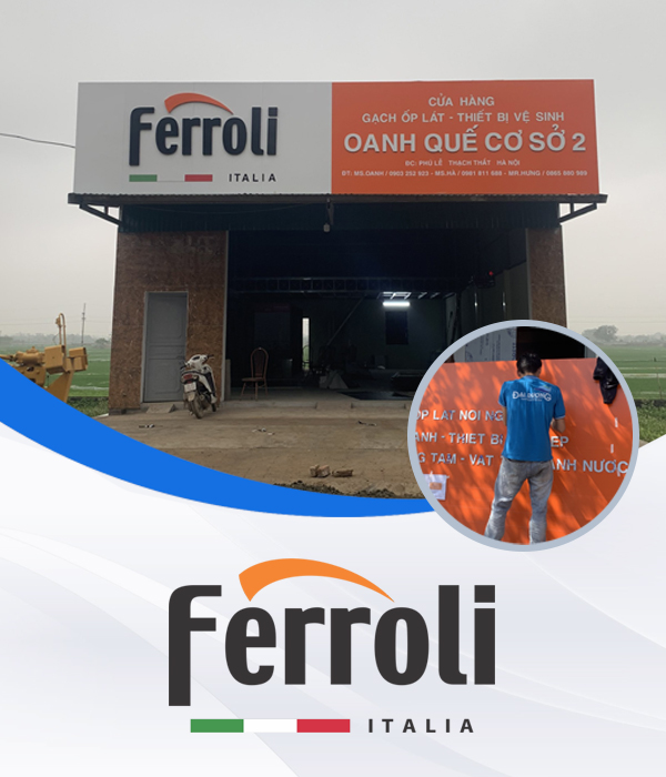 Thi Công Hệ Thống Cửa Hàng Ferroli
