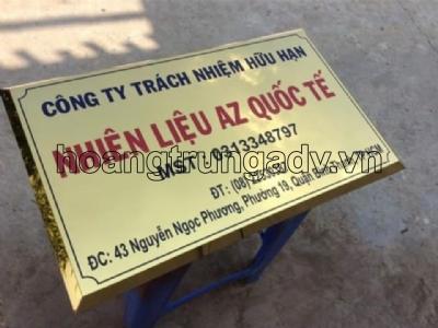 Biển mica phun sơn