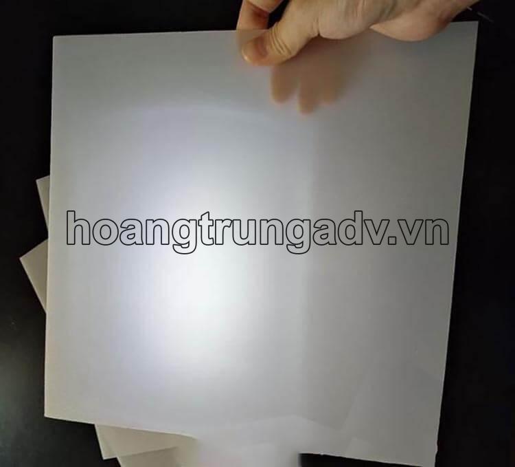 Bán tấm nhựa mica tản sáng chuyên làm hộp đèn led tại hà nội