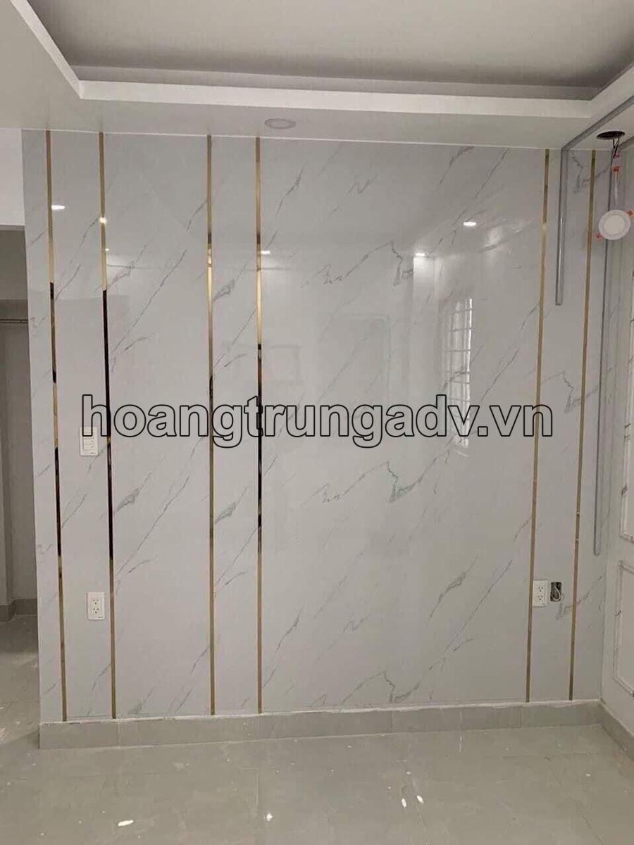 Thi công tấm pvc vân đá tại hà nội